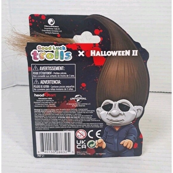 Good Luck Trolls Michael Myers Halloween II Horror Icon Troll Doll NEW Figure - Picture 2 of 2